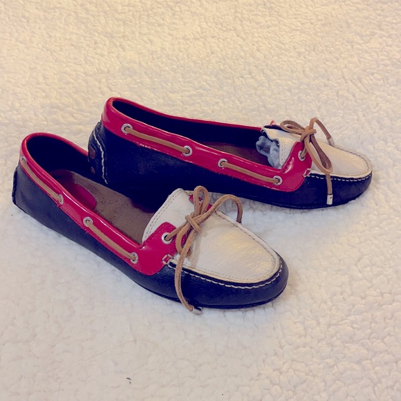 Sperry Shoes Sperrys Womens Leather Driving Shoes Size 8m Poshmark
